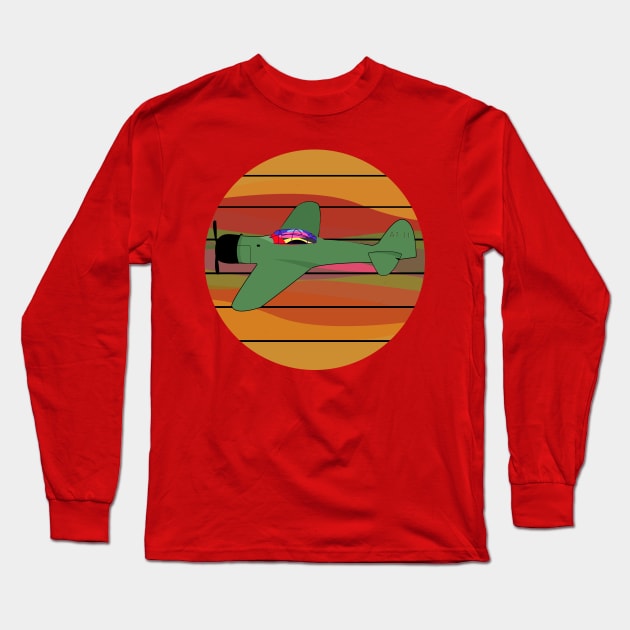 Airoplane Long Sleeve T-Shirt by momomoma